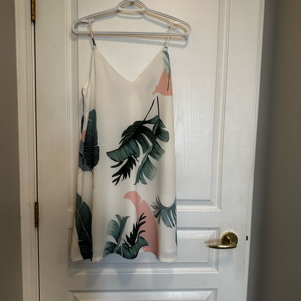 Palm slip dress